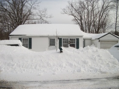 My house during the Blizzard of 2013
